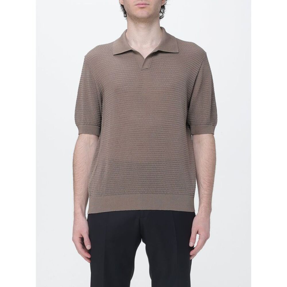 Tagliatore Polo Shirt Men Beige